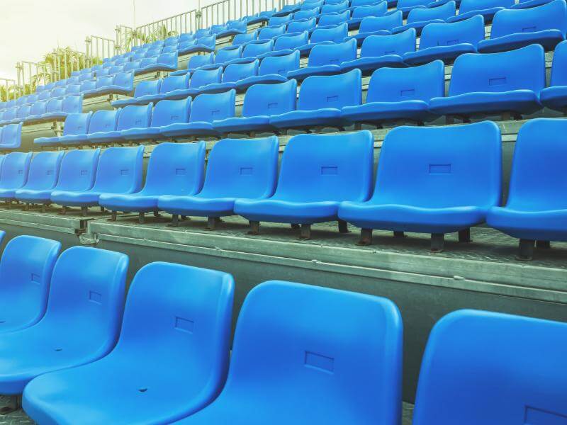 Bleacher seating hire South Side EH8 9